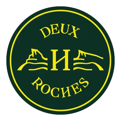 badge deux roche vert foncé