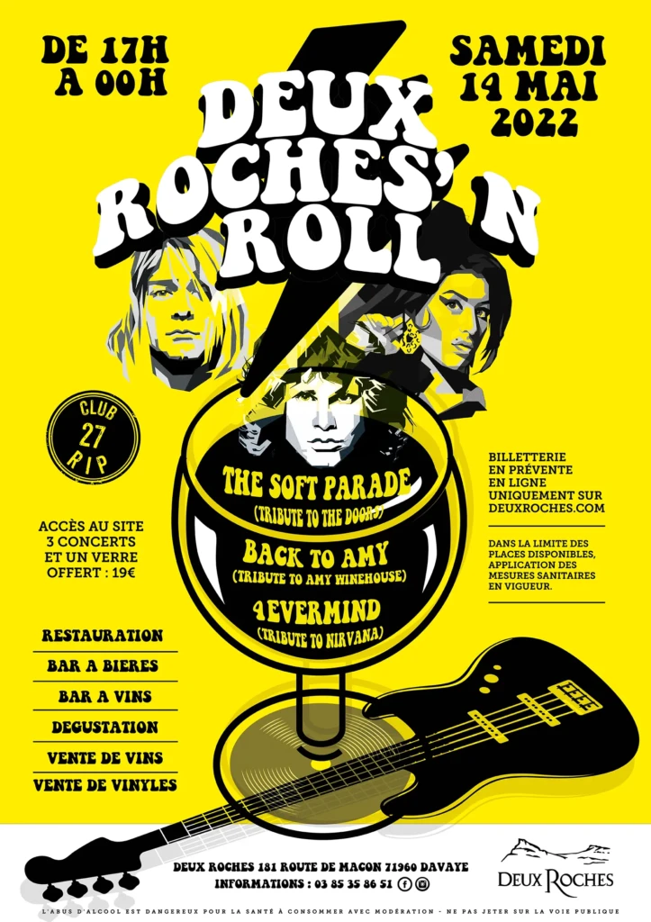 affiche deux roche n roll 2022